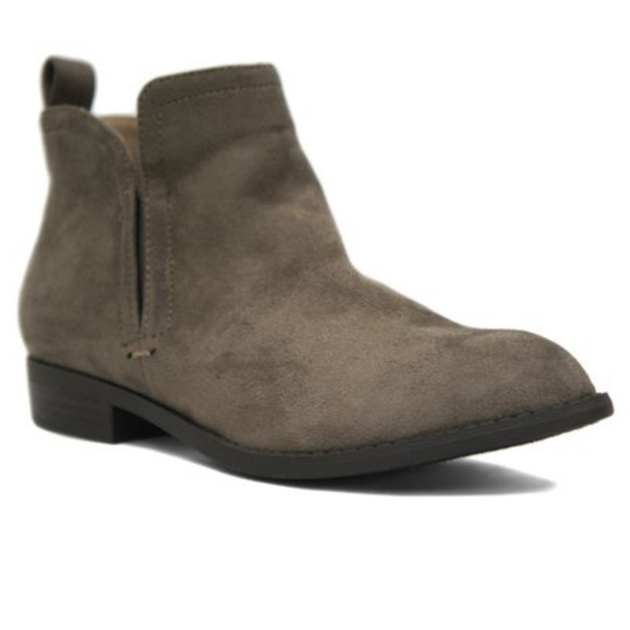 Olive Green Classic Chelsea Ankle Booties - Picture 2 of 3